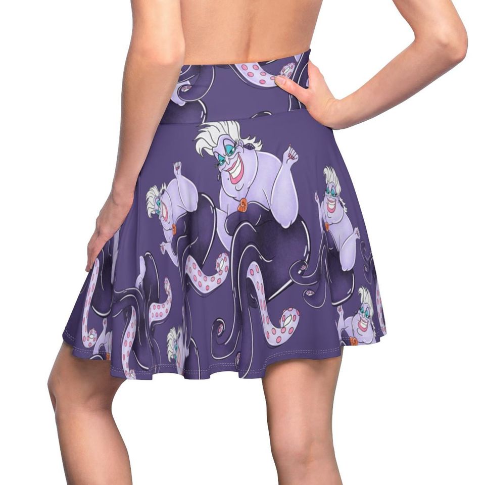 Ursula Dark Purple Running Skirt - Oogie Boogie Bash Costume