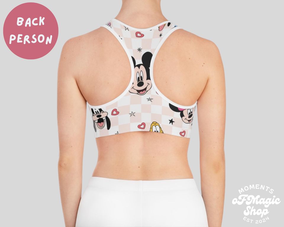Mickey and Friends Disney Sports Bra