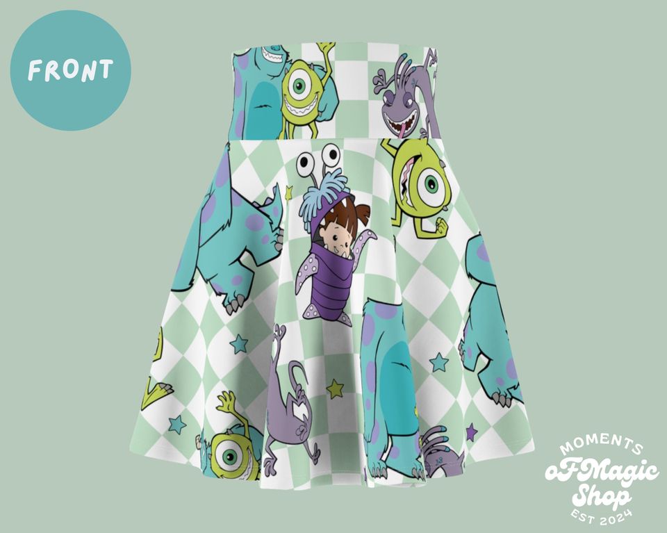 Monsters Inc Running Skirt | Magical Running Skirt | Women's Running Skirt
