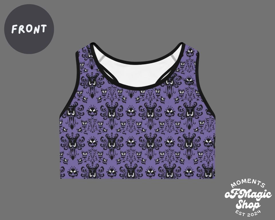 Haunted Mansion Disney Sports Bra