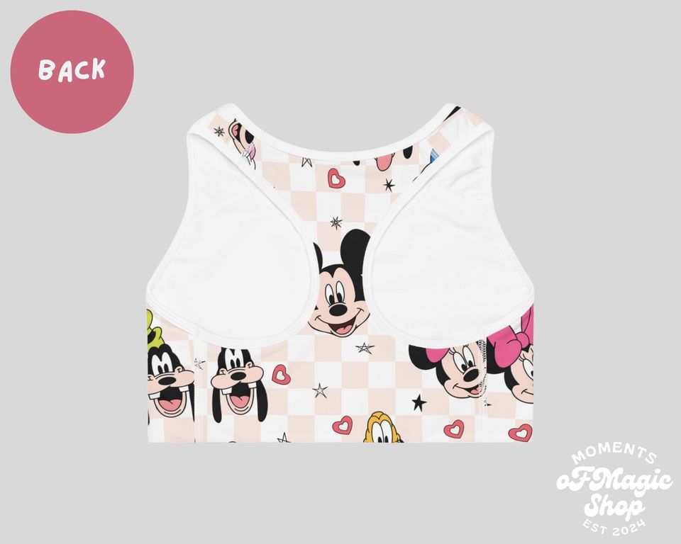 Mickey and Friends Disney Sports Bra