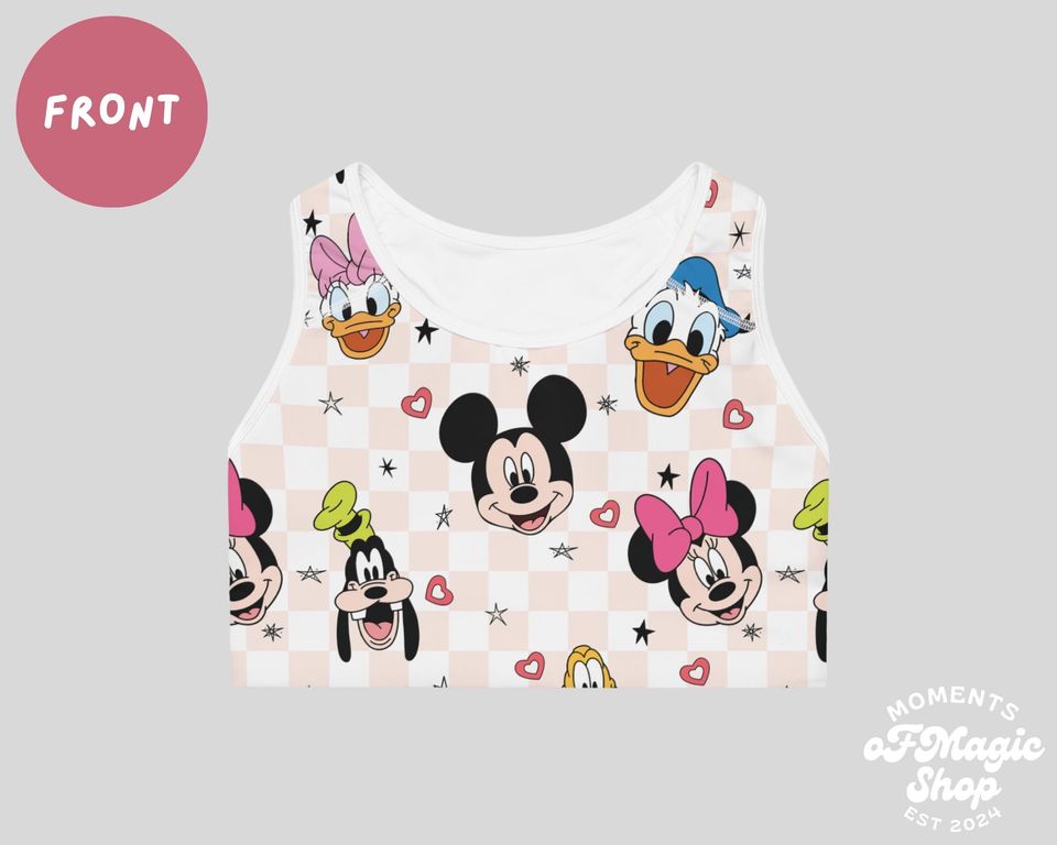 Mickey and Friends Disney Sports Bra