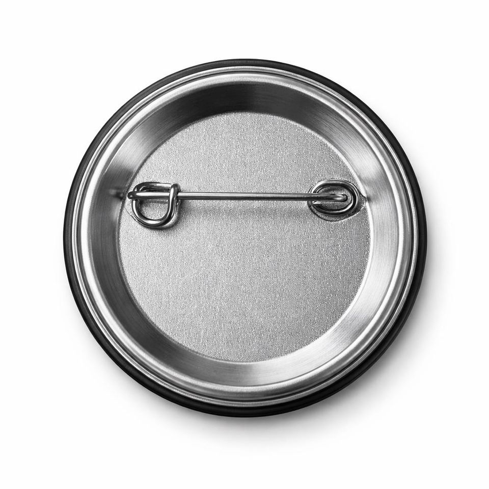 ICE OUT Black Button