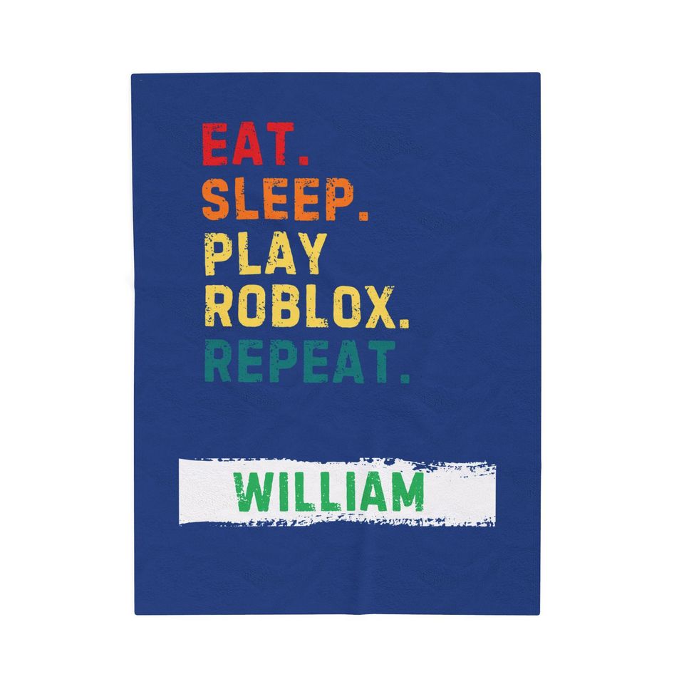 Roblox Fleece Blanket with Customization