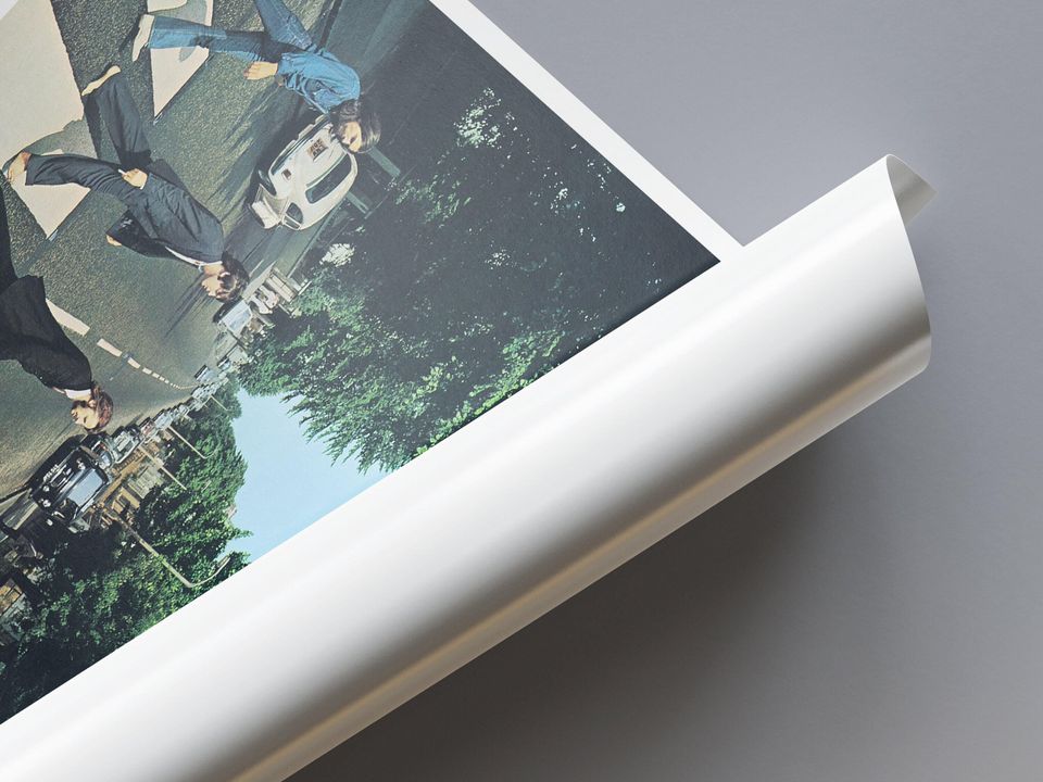 The Beatles Poster | Abbey Road Poster | Rock Music Poster