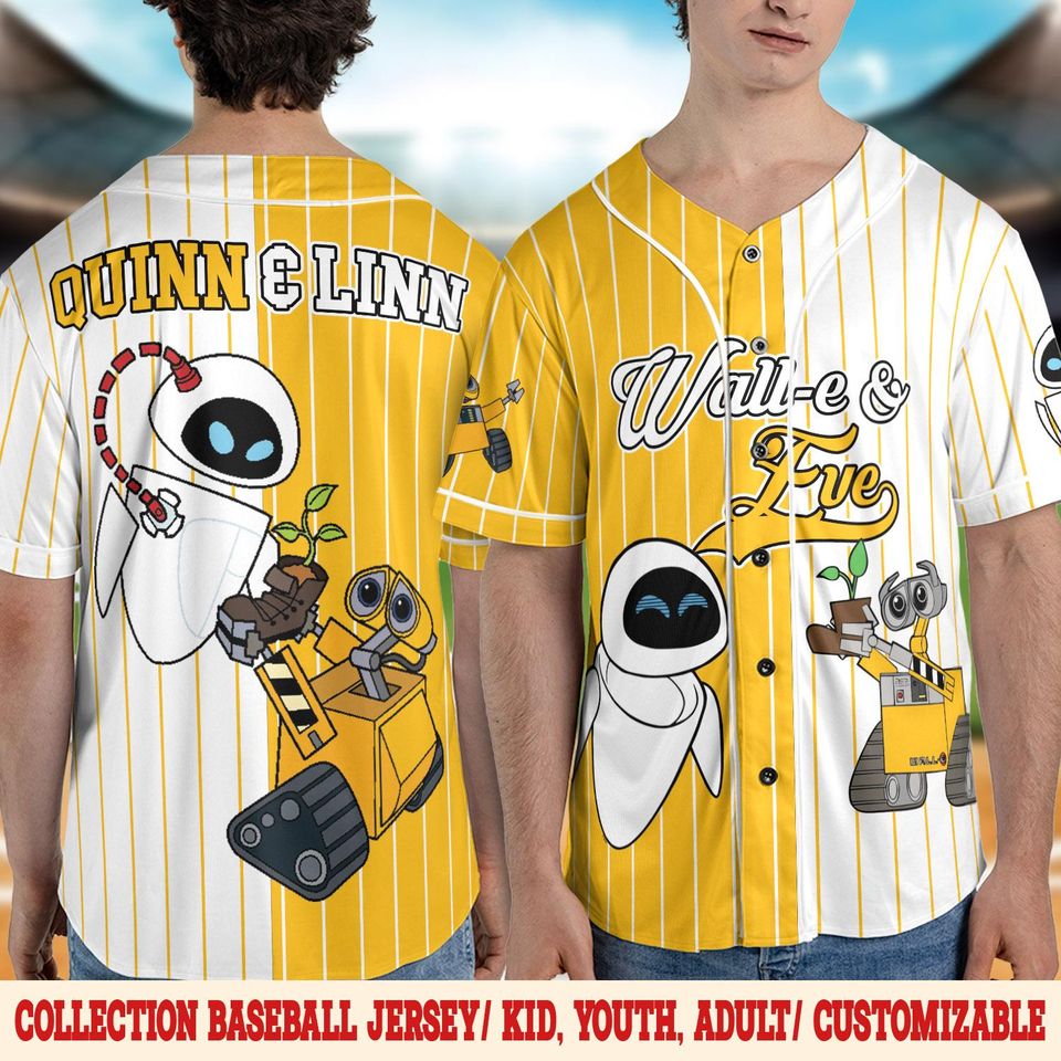 Personalized Disney Couple Baseball Jersey