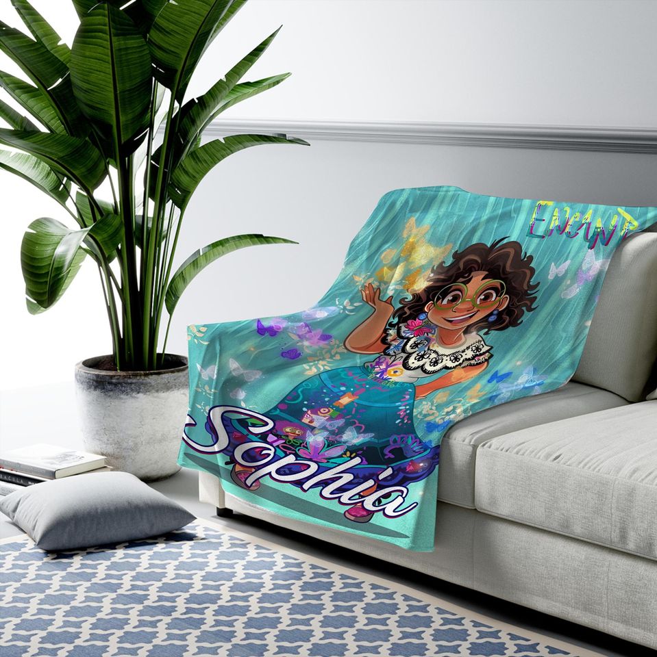 Personalized Name Encanto Blanket, Encanto Movie Blanket, Gift Ideas
