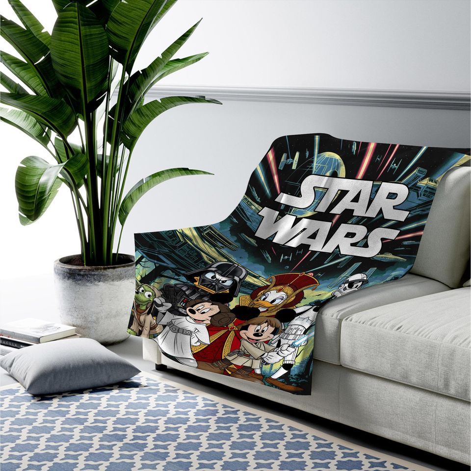 Mickey and Friends Cosplay Disney Star Wars Blanket