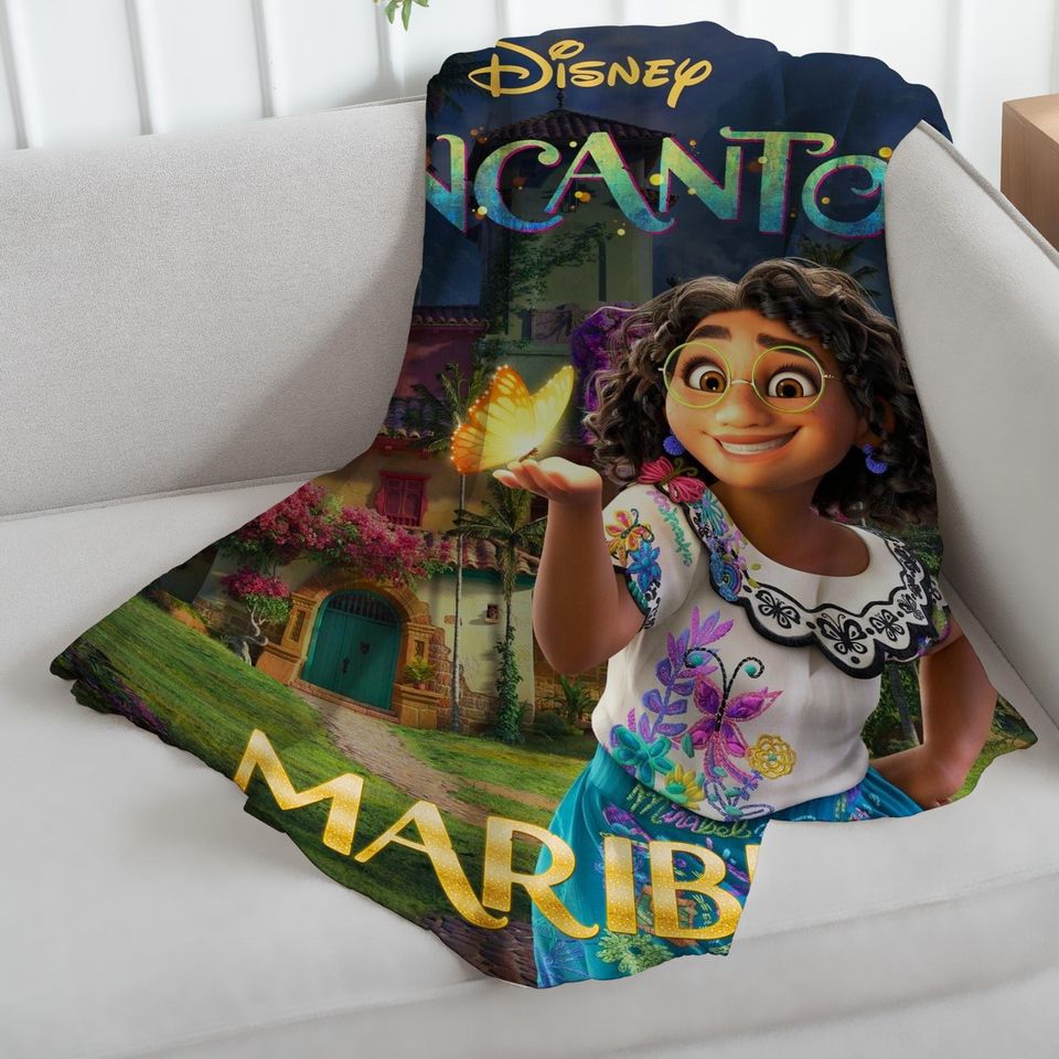 Personalized Name Encanto Blanket, Encanto Movie Blanket, Gift Ideas, Halloween Blanket