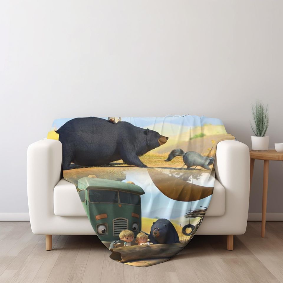 Trash Truck Blanket, Personalized Trash Truck Fleece Blanket, Custom Name Kid Baby Blanket