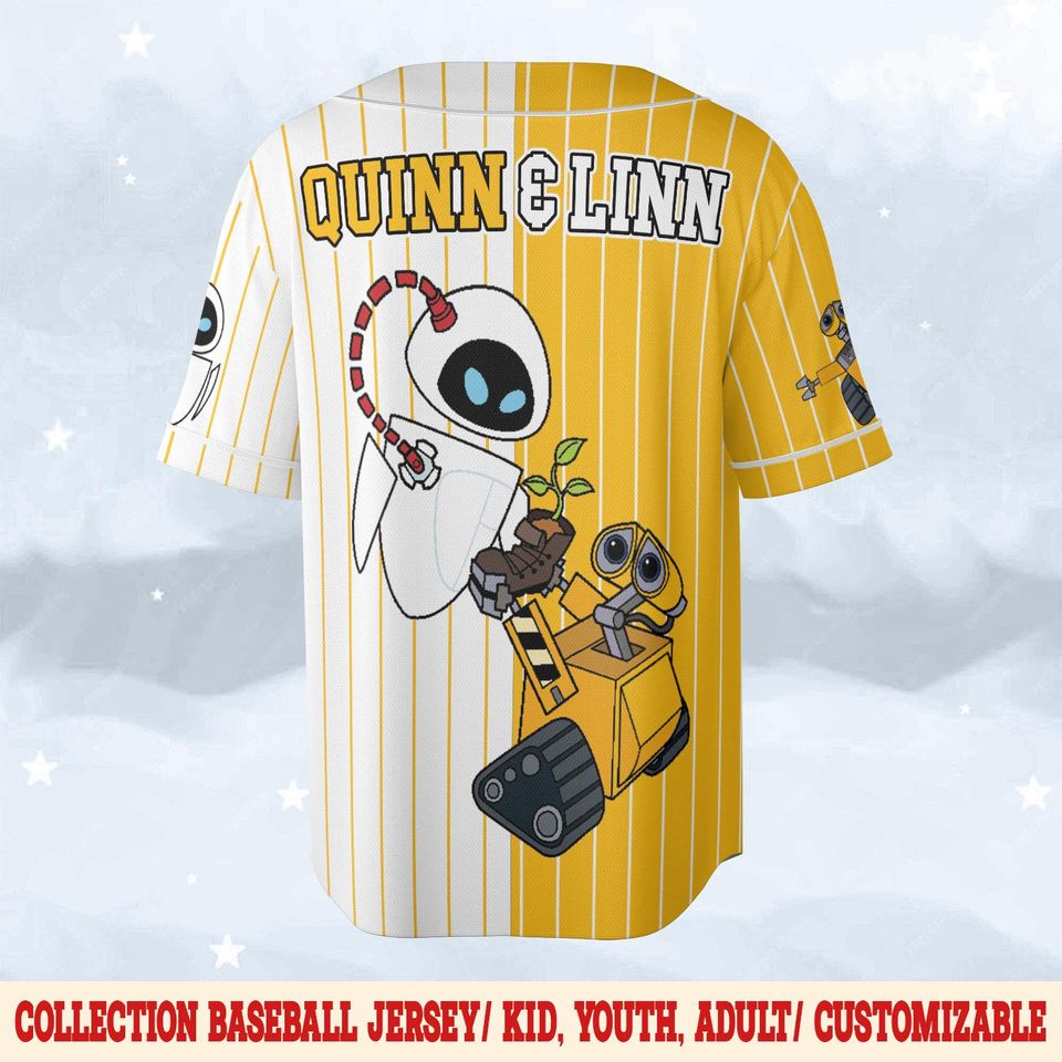 Personalized Disney Couple Baseball Jersey