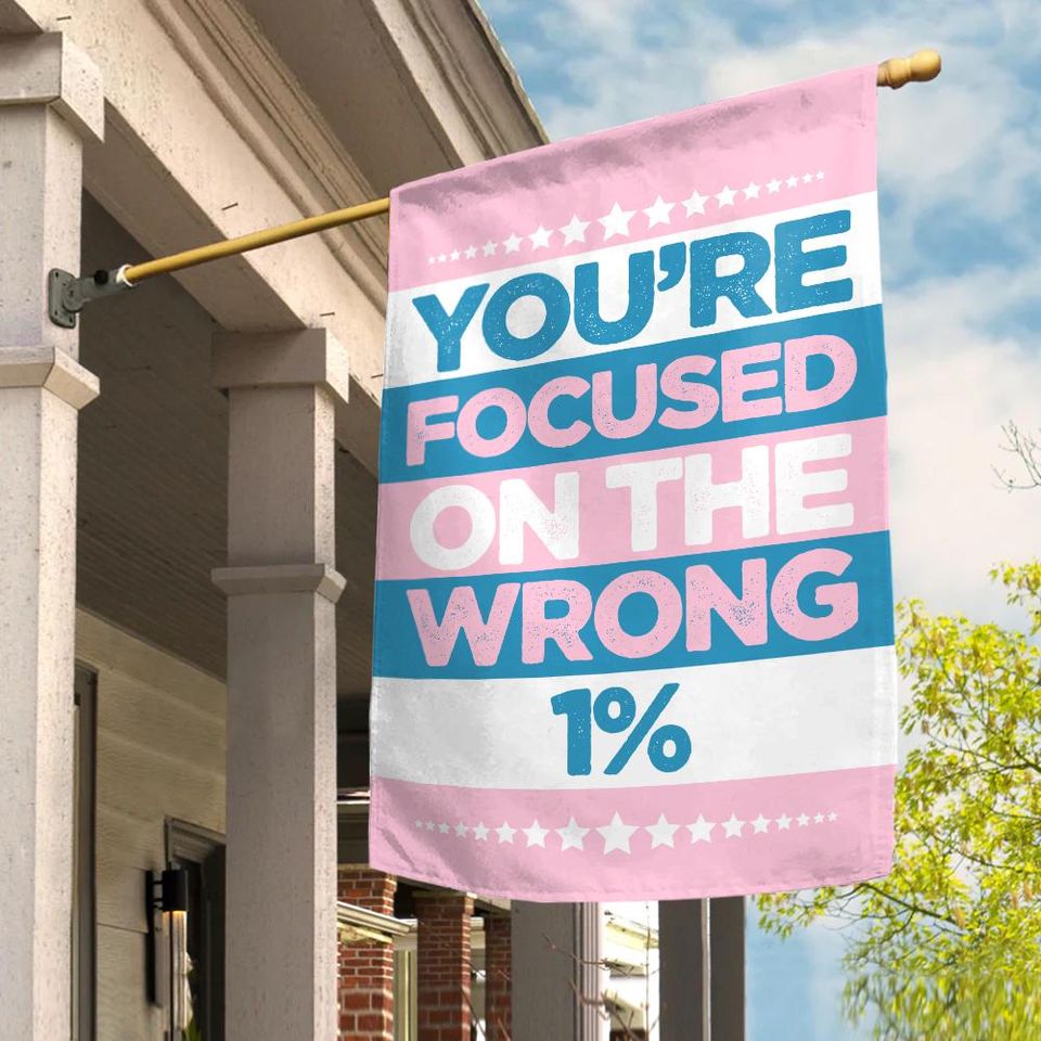 Trans Rights Are Human Rights Flag/LGBTQIA+