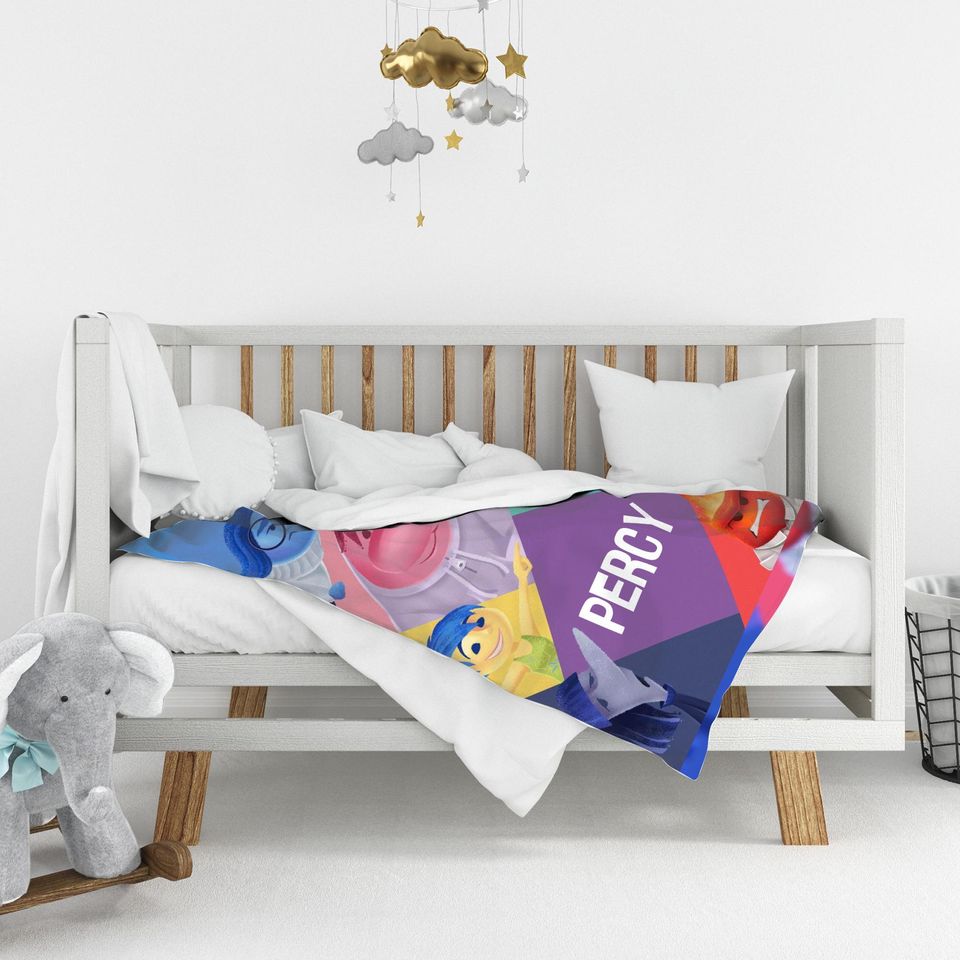 Personalized Disney Inside Out 2 Characters Blanket