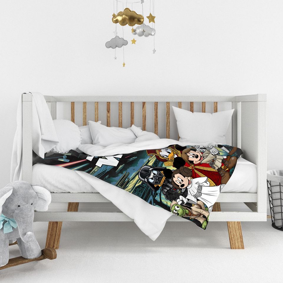 Mickey and Friends Cosplay Disney Star Wars Blanket