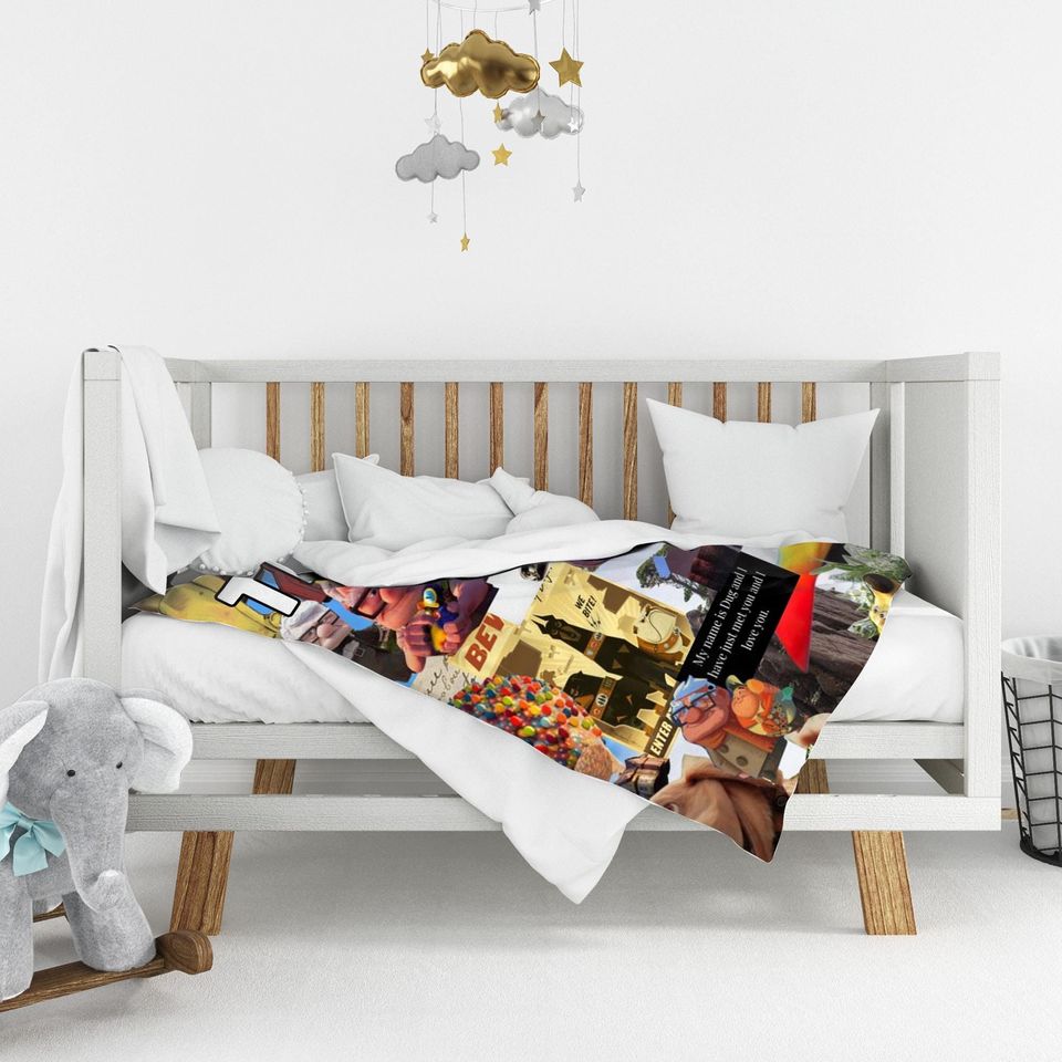 Personalized Disney Up Blanket, Adventure Is Out There, Carl and Ellie Blankets