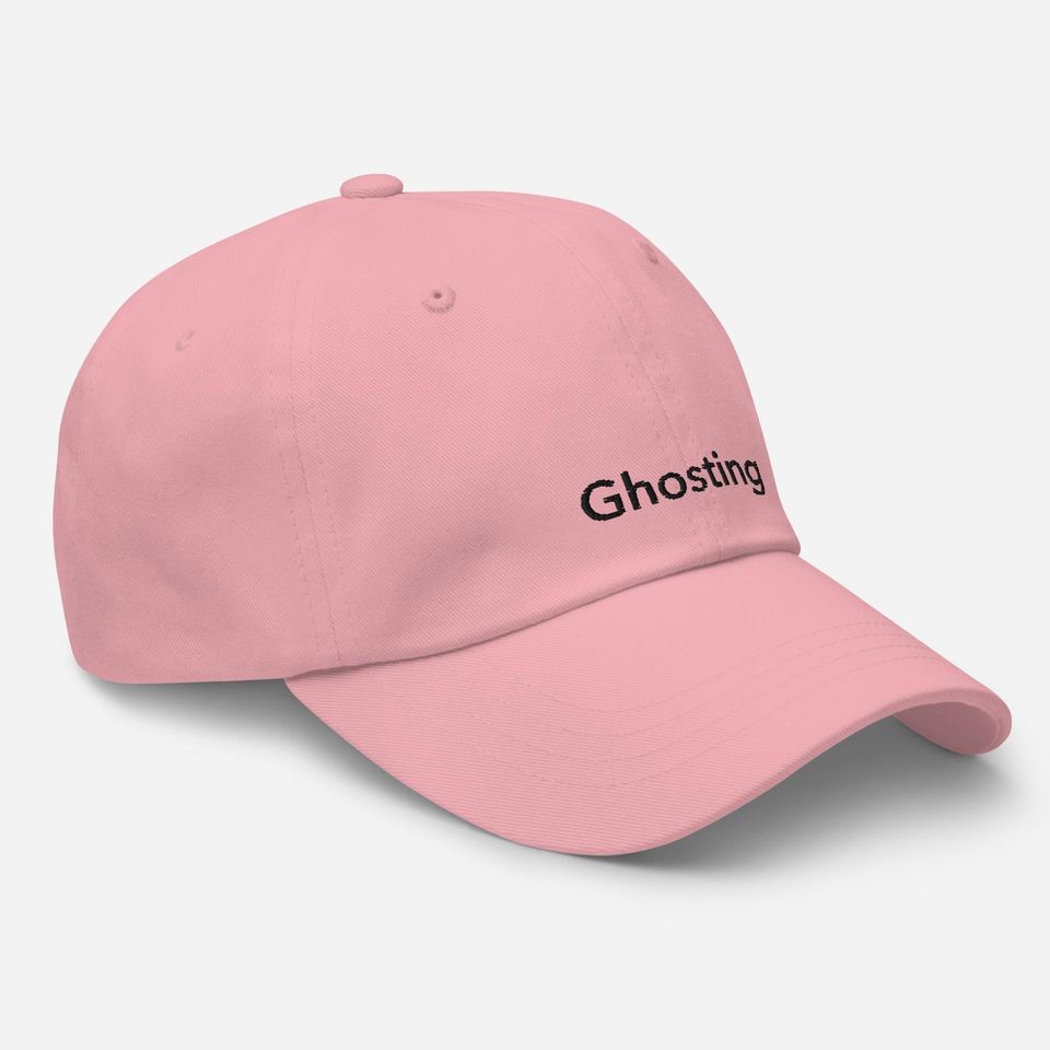 Unisex Dad Hat with Ghosting Black Embroidery