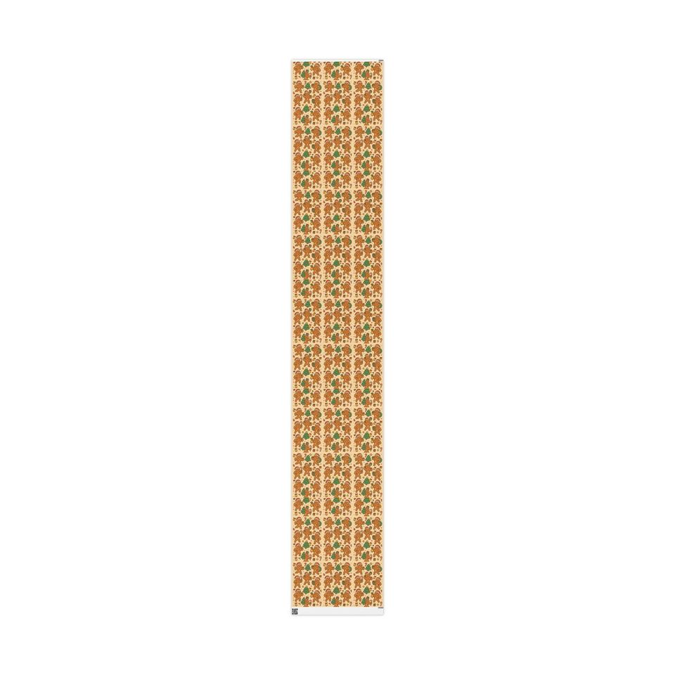 Funny Buff Gingerbread Men Christmas Wrapping Paper