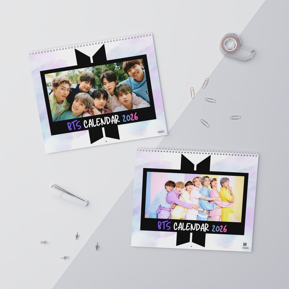 BTS Wall Calendar 2026 | K-Pop Fan Gift