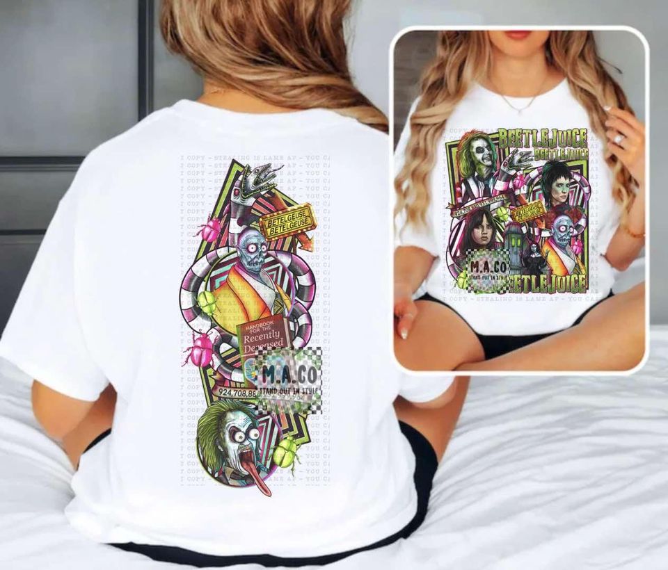 Beetlejuice Halloween Tshirt beetleguise shirt merch