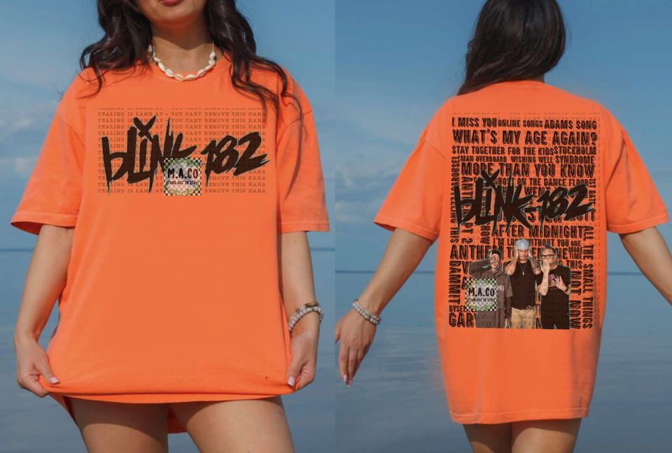 B182 song title tshirt B182 merch shirt