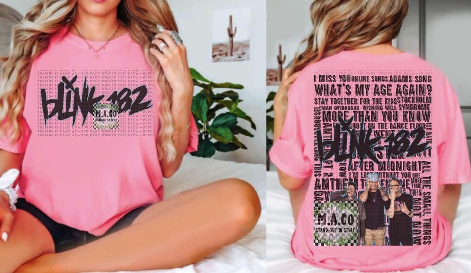 B182 song title tshirt B182 merch shirt