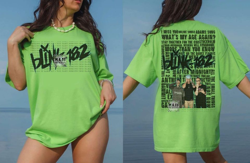 B182 song title tshirt B182 merch shirt