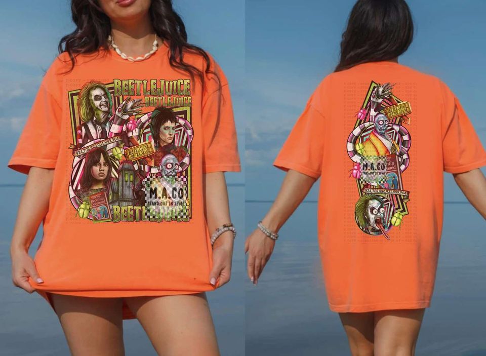 Beetlejuice Halloween Tshirt beetleguise shirt merch