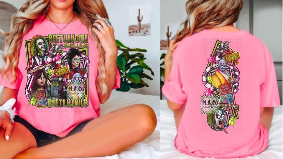 Beetlejuice Halloween Tshirt beetleguise shirt merch