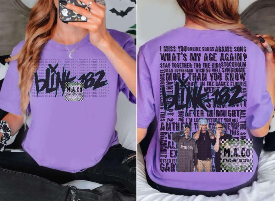 B182 song title tshirt B182 merch shirt