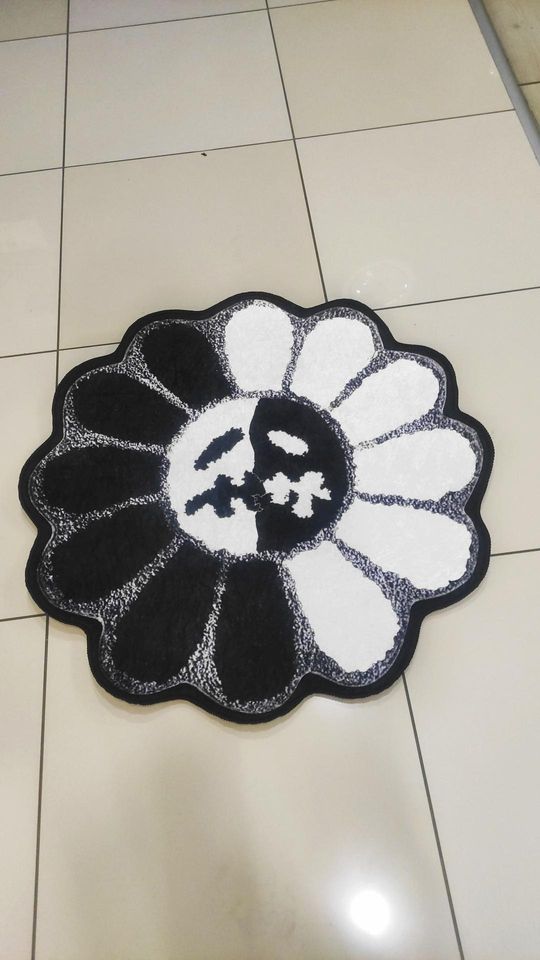 Travis x Murakami Rug: Cactus Jack Flower Design
