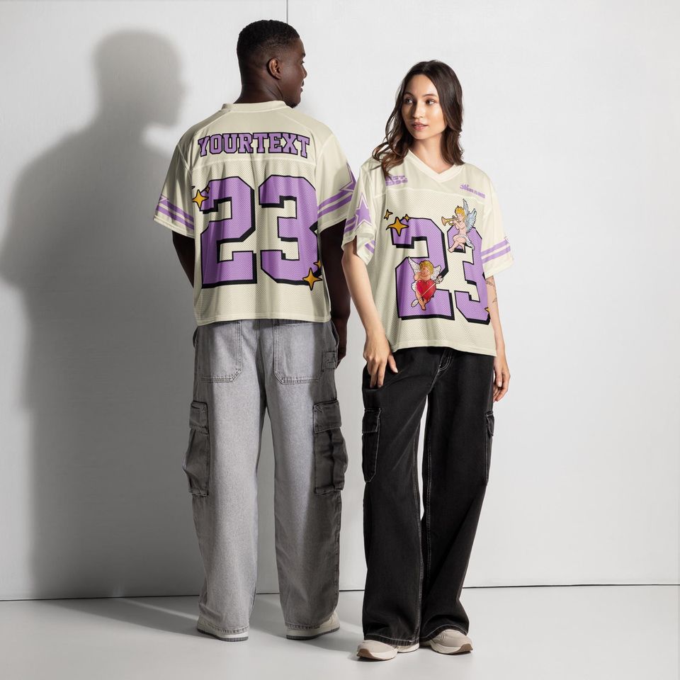 Personalized Cupid Y2k Boxy Jersey, Custom Boxy Jersey