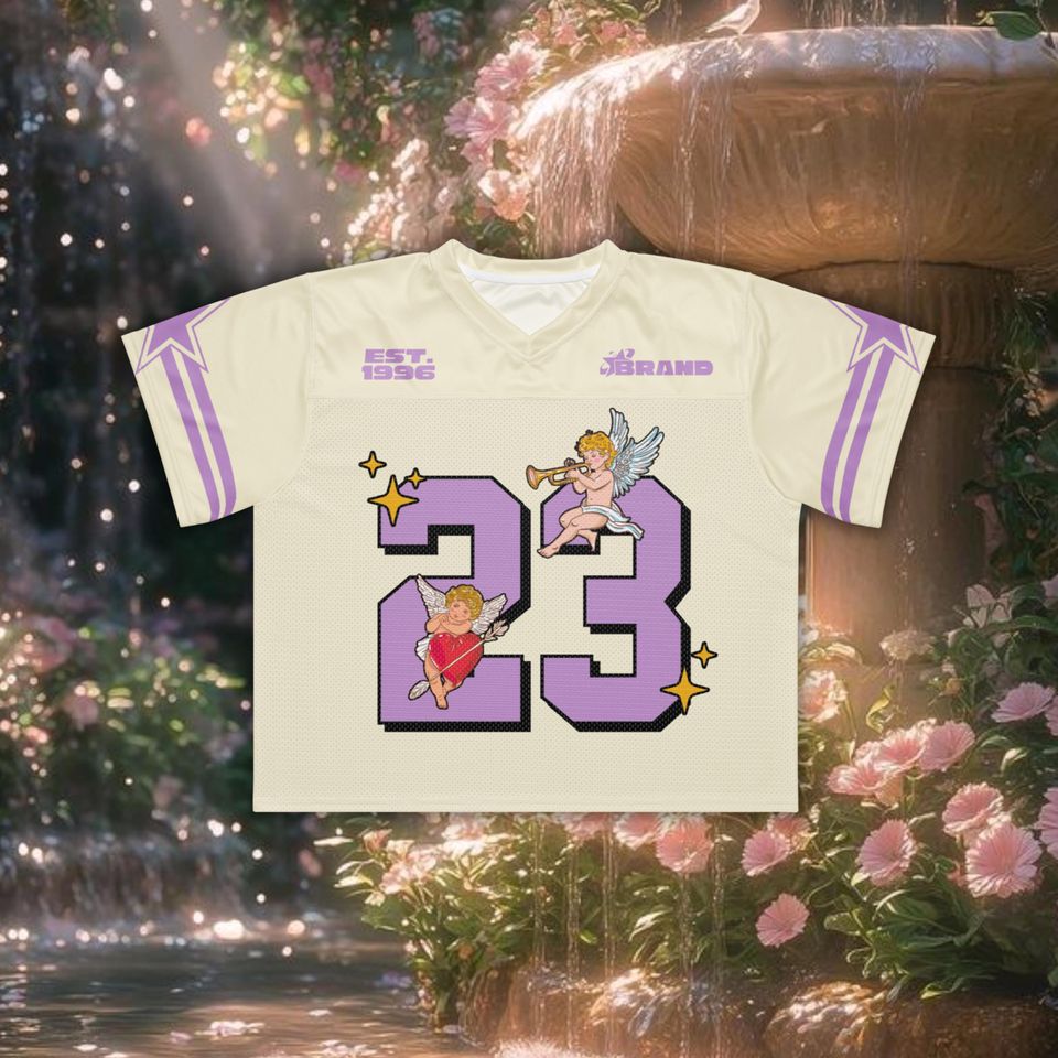 Personalized Cupid Y2k Boxy Jersey, Custom Boxy Jersey
