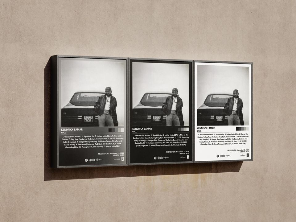 Kendrick Lamar GNX Poster, Kendrick Lamar Gift Poster