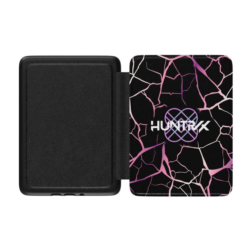 Huntrix Demon Patterns Leather Kindle Case