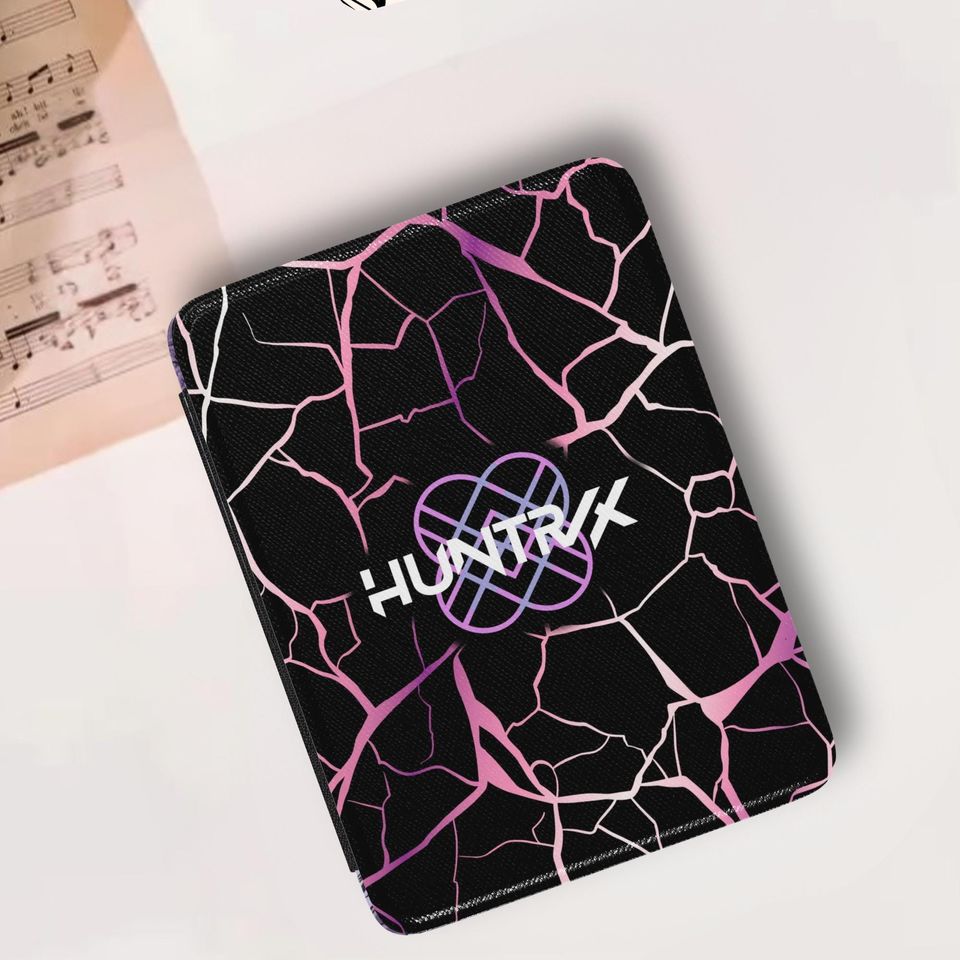 Huntrix Demon Patterns Leather Kindle Case