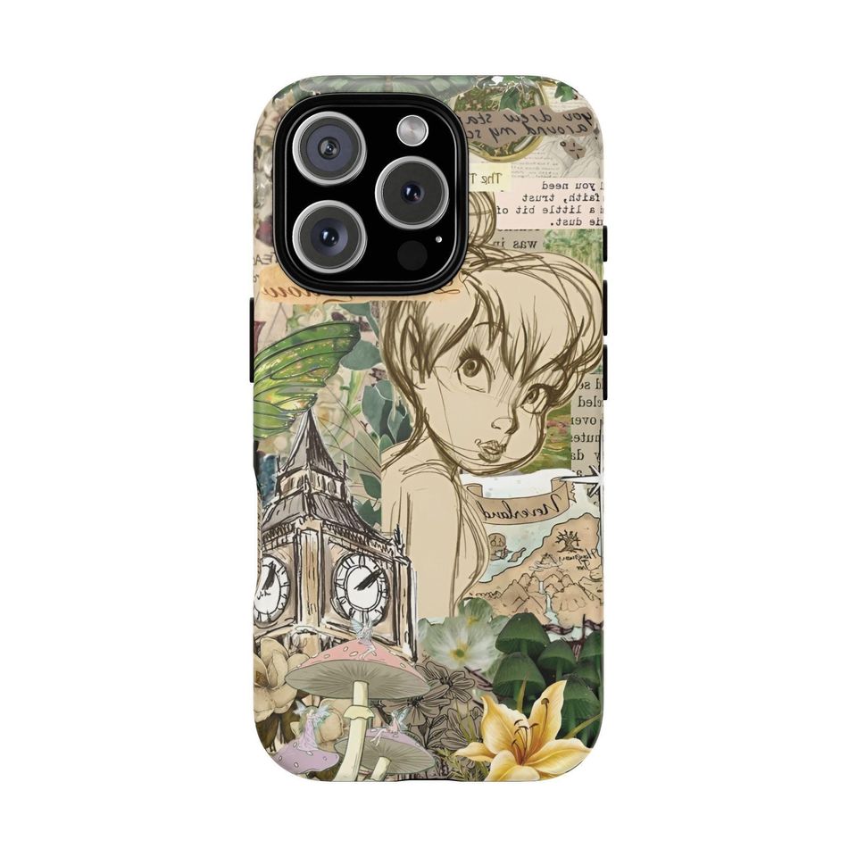 Tinker Bell Phone Case, Peter Pan, Fairy Tale, iPhone Case