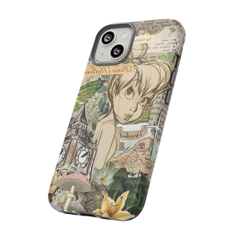 Tinker Bell Phone Case, Peter Pan, Fairy Tale, iPhone Case