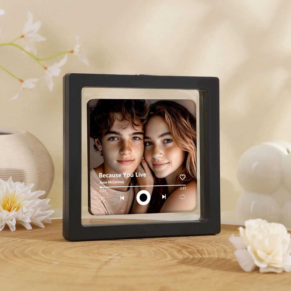 Personalized Music Fridge Magnet,Play Whole Song Music Box,Voicemail Keepsake for him/her