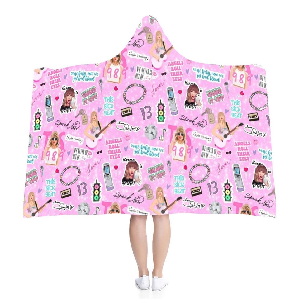 Cozy & Festive Hooded Blanket
