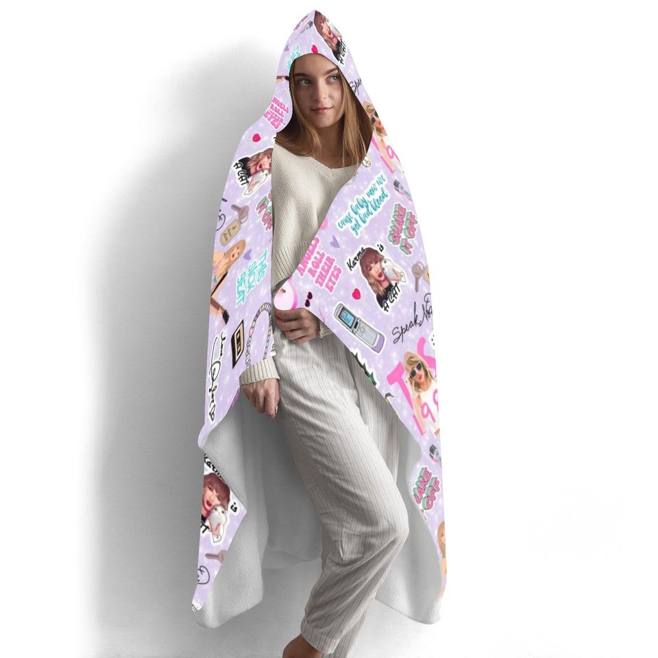 Cozy & Festive Hooded Blanket