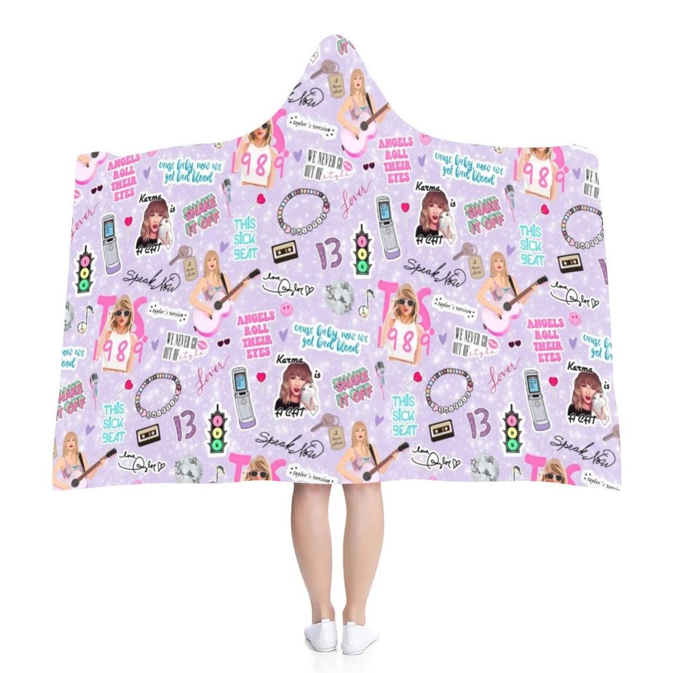 Cozy & Festive Hooded Blanket