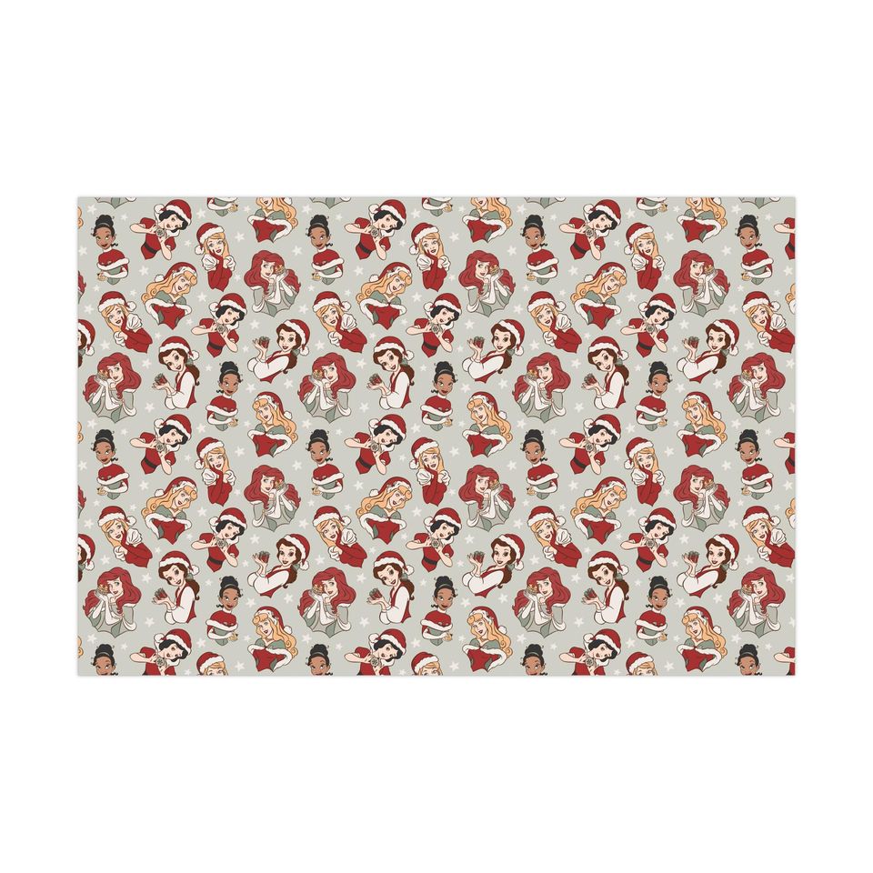 Disney Princess Holiday Gift Wrap Papers - Perfect for Wrapping