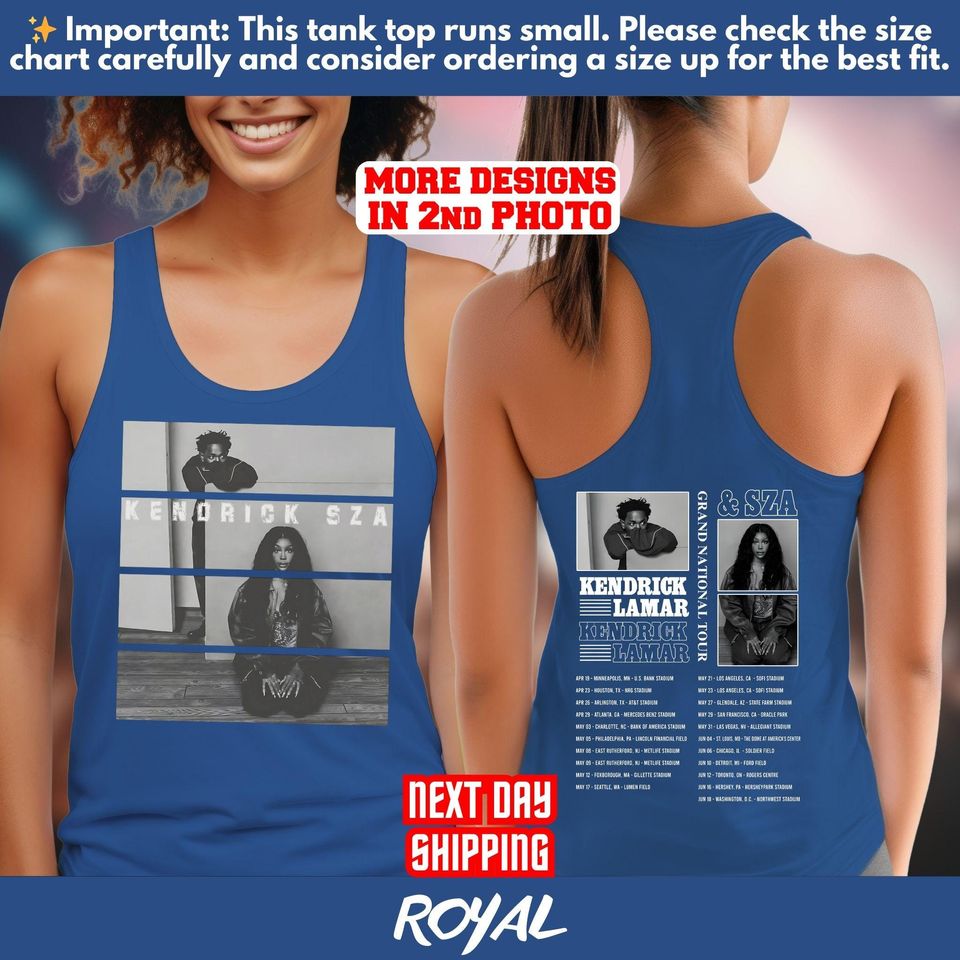Kendrick Lamar & SZA Tour Double Sided Tank Top