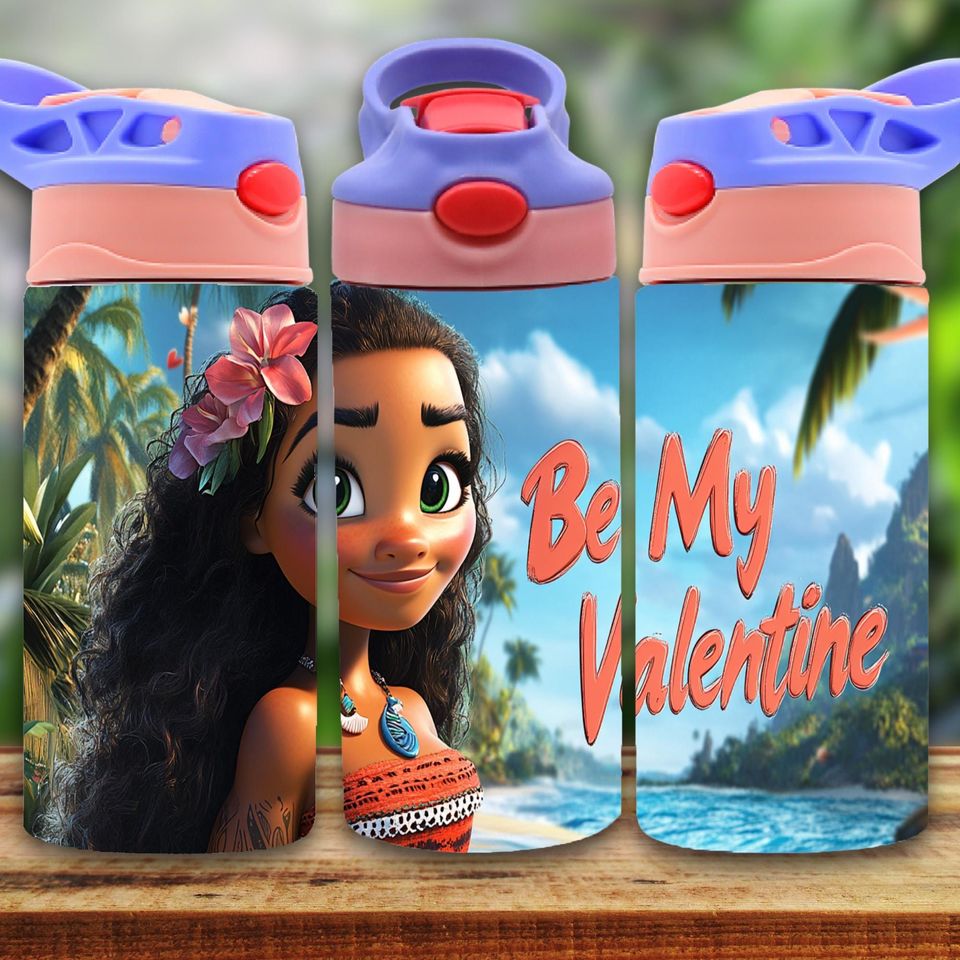 Moana 12oz Tumbler, Kids 12oz Cup Tumbler, Back To School Gift