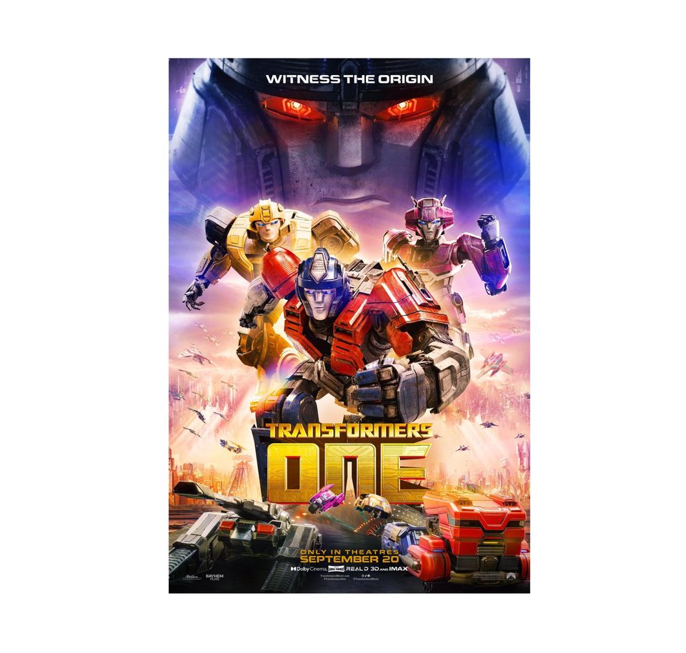 transformers one movie poster film plakat print unframed