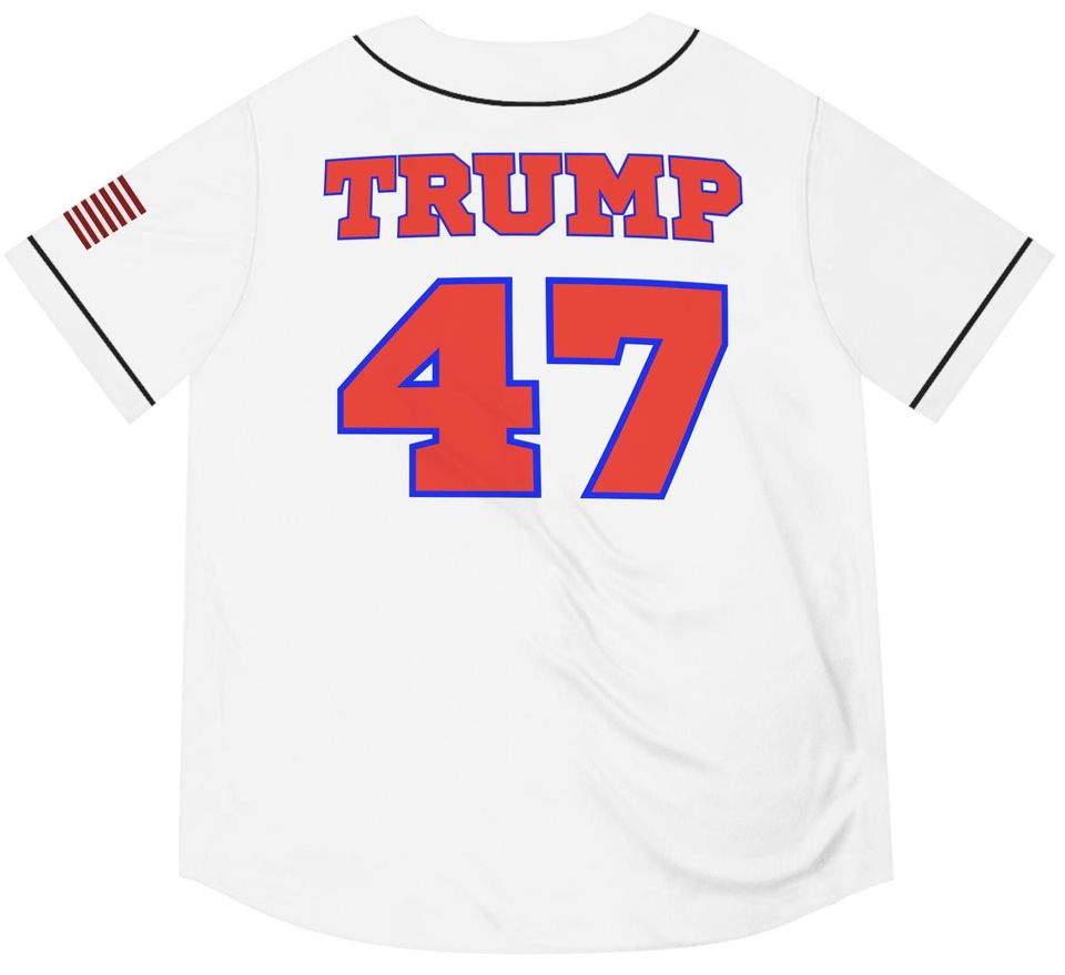 Team Donald Trump Republican Baseball Jersey, 47th President, Vote Red, Republican Shirt, Trump/Vance '24 Tee, America Election T-Shirt