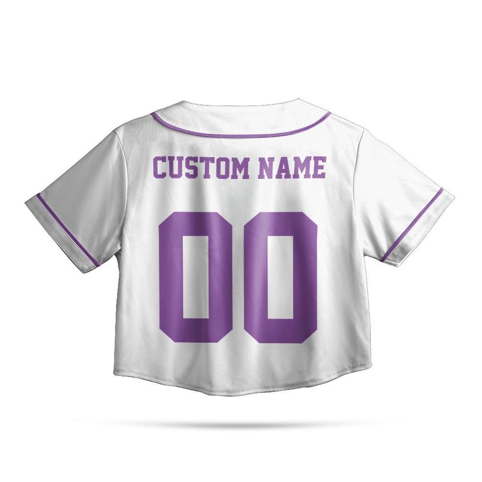 Personalized Kpop Demon Hunters Crop top Baseball Jersey, Gift for Huntrix fan