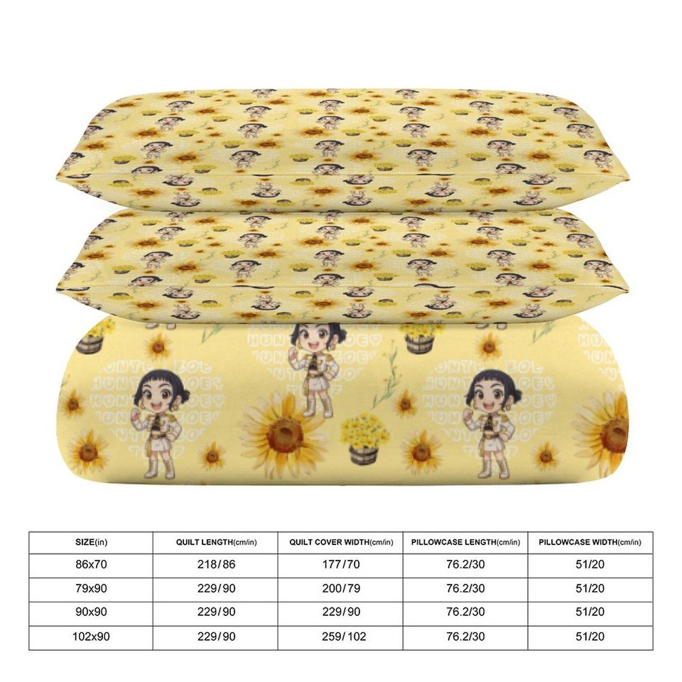 Zoey KPOP Demon Hunters 3-Piece Bedding Set