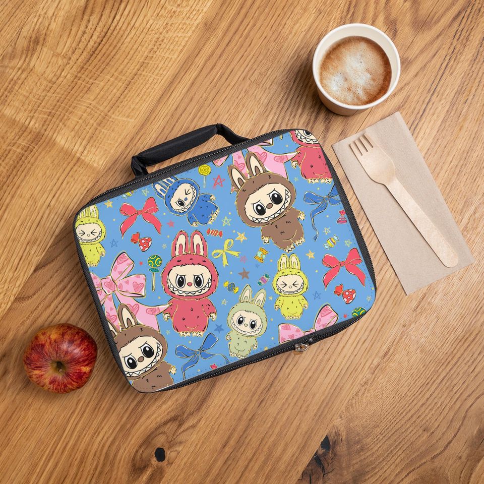 Labubu Lunch Bag, Cute Lunch Sack, Lunchbox for Children