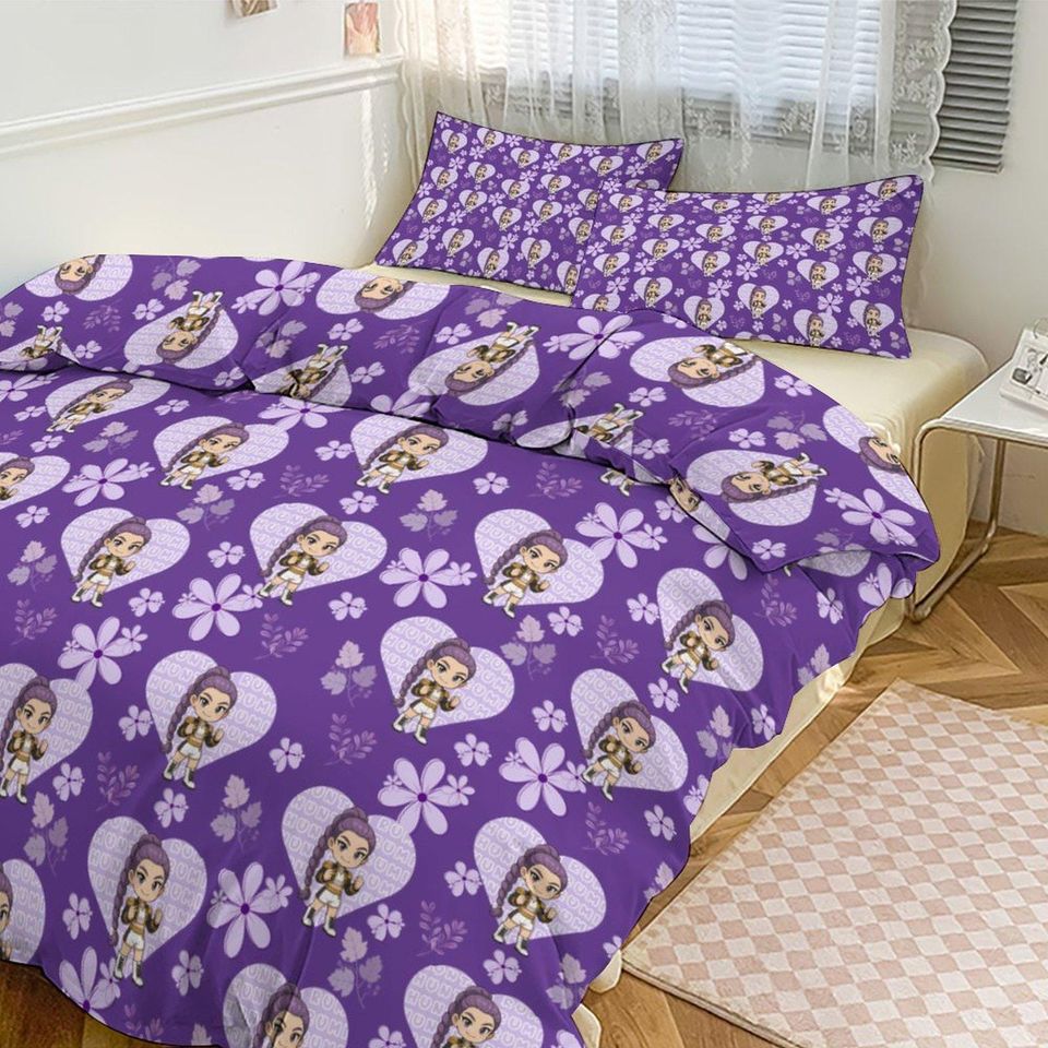 Rumi KPOP Demon Hunters  3-Piece Bedding Set